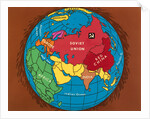 Map Showing Russia and China with Other Countries by Anonymous