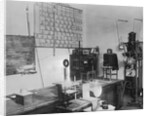 Interior of Madame Curie's Laboratory by Anonymous