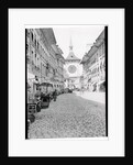 Busy Street in Bern Switzerland by Anonymous