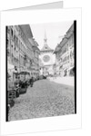 Busy Street in Bern Switzerland by Anonymous