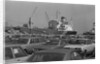 View of Toyotas Being Unloaded at Terminal by Anonymous