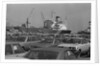 View of Toyotas Being Unloaded at Terminal by Anonymous