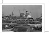 View of Toyotas Being Unloaded at Terminal by Anonymous