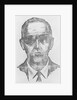 Sketch of Highjacking Suspect D. B. Cooper by Anonymous