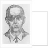 Sketch of Highjacking Suspect D. B. Cooper by Anonymous