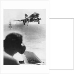 Airplane near American Carrier by Anonymous