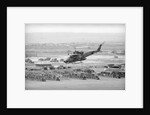 Helicopter Flying over Land Site by Anonymous