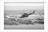 Helicopter Flying over Land Site by Anonymous