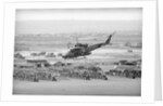Helicopter Flying over Land Site by Anonymous