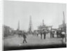 People Waiting in Line at Ferry Port by Anonymous