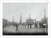 People Waiting in Line at Ferry Port by Anonymous