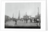 People Waiting in Line at Ferry Port by Anonymous