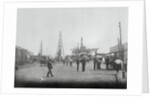 People Waiting in Line at Ferry Port by Anonymous
