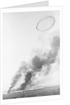 Smoke Ring Appearing Above Explosion by Anonymous