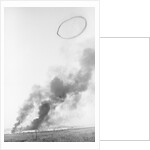 Smoke Ring Appearing Above Explosion by Anonymous