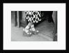 Woman Wearing High Platform Shoes by Anonymous