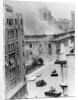 War Area with Burning Building in Chile by Anonymous