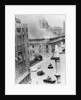War Area with Burning Building in Chile by Anonymous