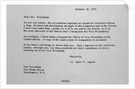 Letter from Spiro Agnew to Richard Nixon by Anonymous