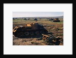 A Field of Wrecked Tanks by Anonymous