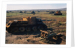A Field of Wrecked Tanks by Anonymous