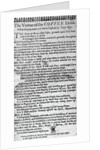 Coffee Advertisement of 1660. by Anonymous
