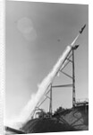 Rocket Leaving Launch Pad by Anonymous