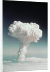 Mushroom Cloud Rising Over Ocean by Anonymous