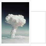 Mushroom Cloud Rising Over Ocean by Anonymous