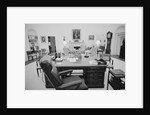 Oval Office Desk in White House by Anonymous