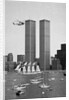 Twin Towers and Spanish Schooner by Anonymous