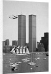 Twin Towers and Spanish Schooner by Anonymous