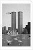 Twin Towers and Spanish Schooner by Anonymous