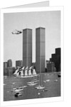 Twin Towers and Spanish Schooner by Anonymous