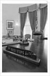 Harry Truman's The Buck Stops Here Sign by Anonymous