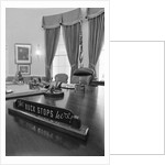 Harry Truman's The Buck Stops Here Sign by Anonymous