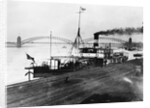 French Gunboat Patrolling Rhine by Anonymous