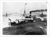 French Gunboat Patrolling Rhine by Anonymous