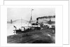 French Gunboat Patrolling Rhine by Anonymous