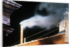 Chimney Emitting White Smoke Announcing Pope's Election by Anonymous