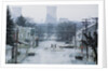 Street with Nuclear Cooling Towers in Background by Anonymous