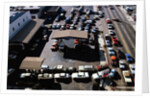 Aerial View of Cars Lining Up for Rationed Gas by Anonymous