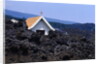 Lava Flow Burying Chapel by Anonymous