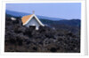Lava Flow Burying Chapel by Anonymous