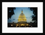United States Capitol Building at Dusk by Anonymous