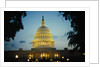 United States Capitol Building at Dusk by Anonymous
