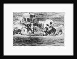 Sylvia Earle Descending Into the Ocean by Anonymous