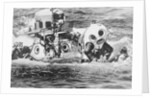 Sylvia Earle Descending Into the Ocean by Anonymous