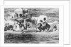 Sylvia Earle Descending Into the Ocean by Anonymous