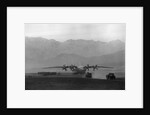 Russian Military Transport Plane on Runway by Anonymous